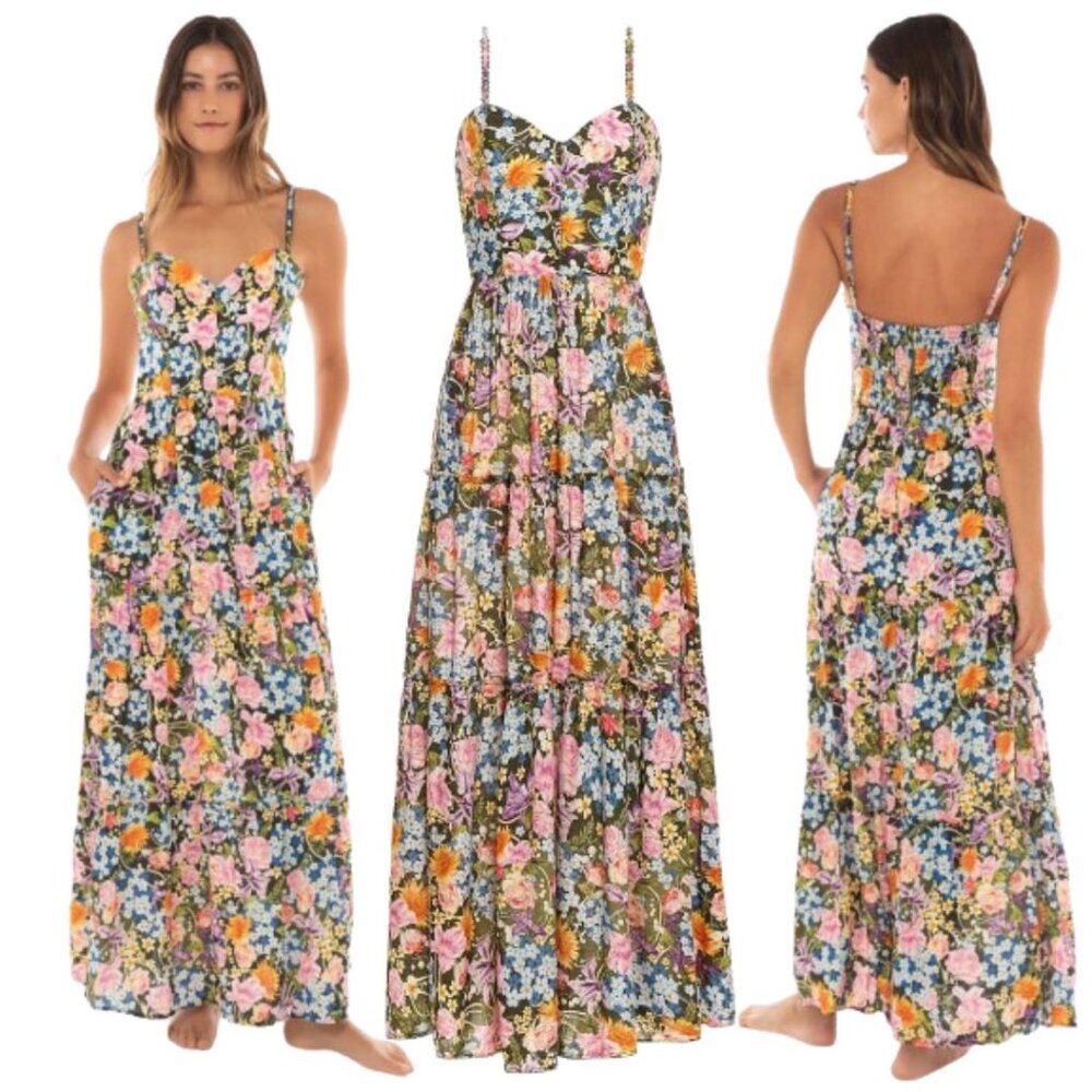 NWT - Agua Bendita Suzie Dreamin Maxi Dress (13475) Size S